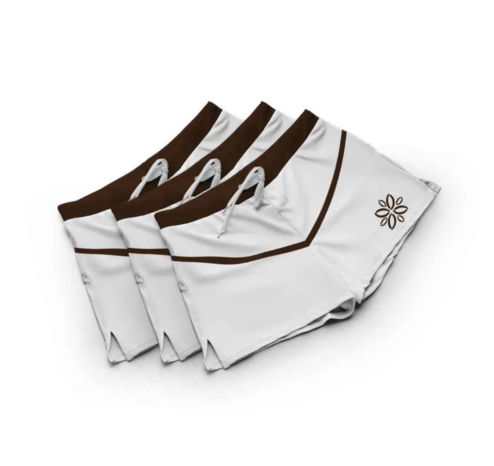 Shorts, branded with The Bridge Clubhouse identity