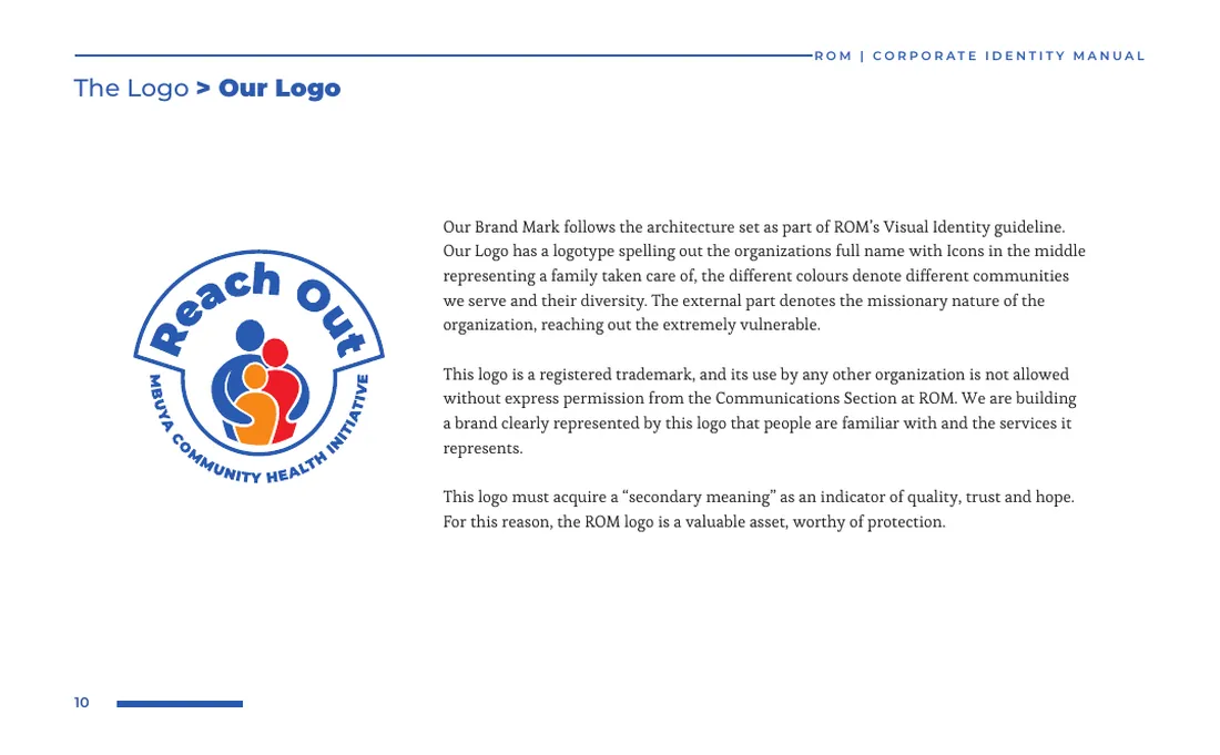 Brand manual: Our logo