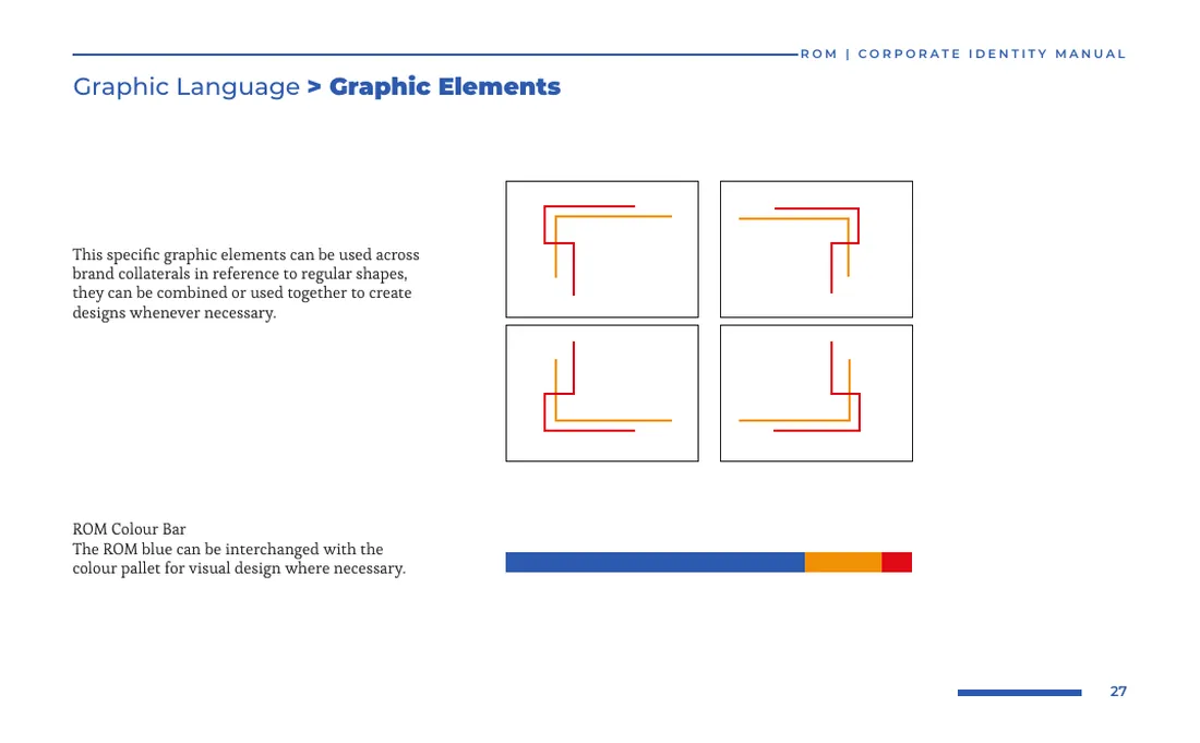 Brand manual: Graphic elements