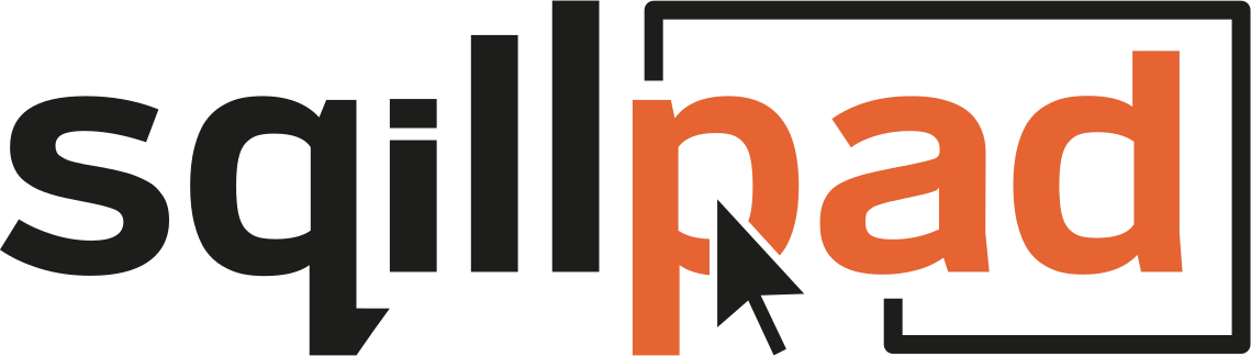 The Sqillpad logo at the chosen height