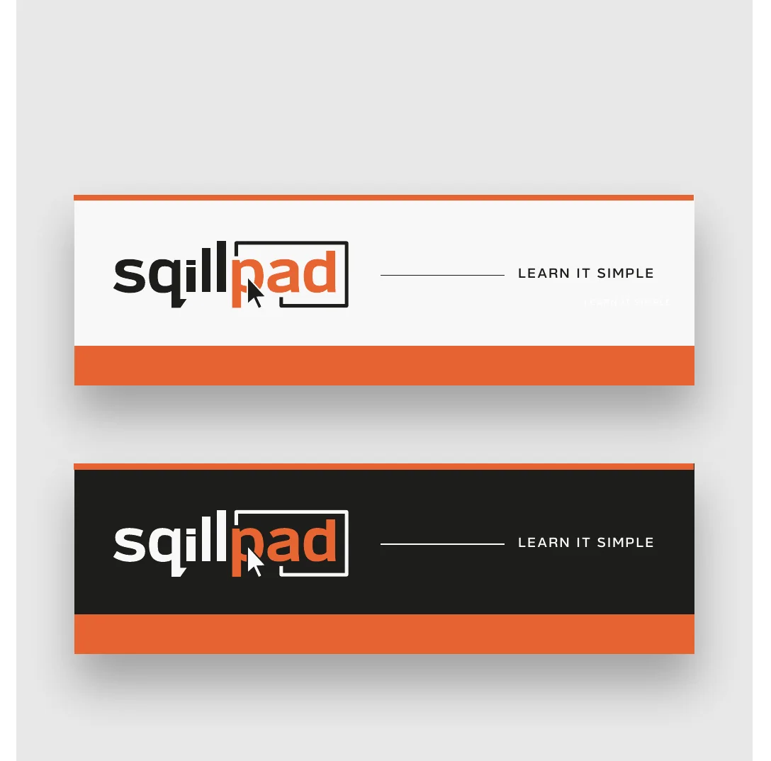 Email signature, branded with the Sqillpad identity