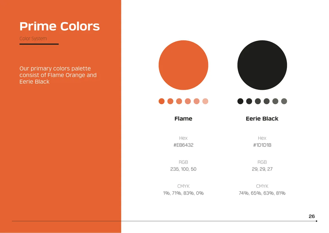 Brand manual: Prime colours