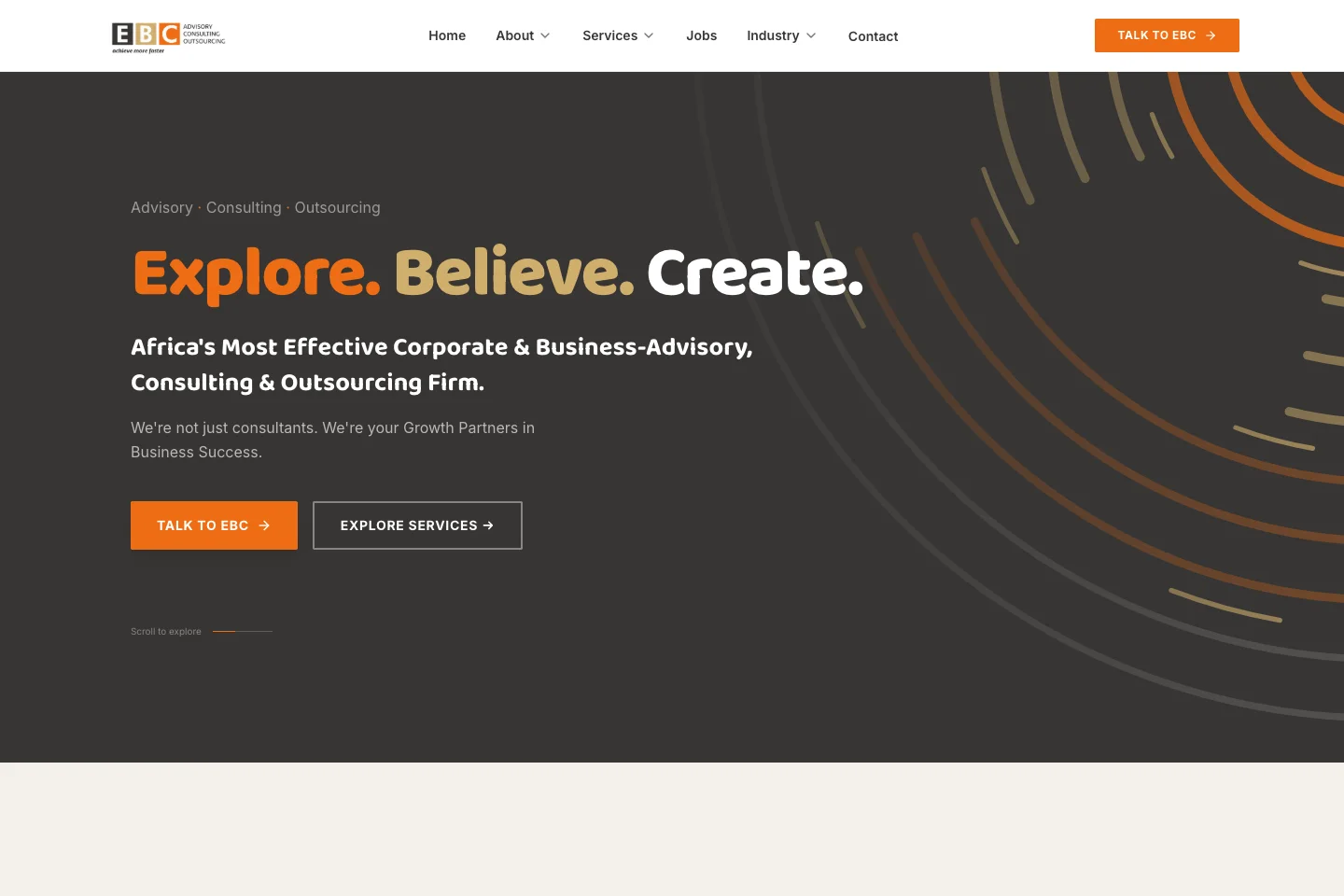 EBC website